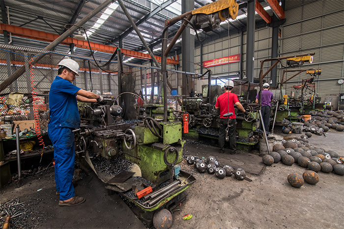 青海网架配件车间